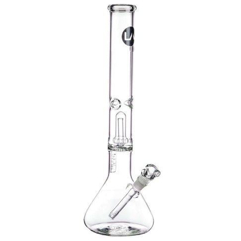 LA Pipes 16” 5mm Thick Showerhead Perc Beaker Bong by LA Pipes | Mission Dispensary