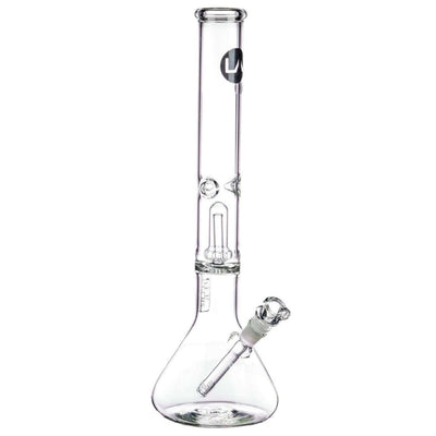 LA Pipes 16” 5mm Thick Showerhead Perc Beaker Bong by LA Pipes | Mission Dispensary