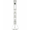 LA Pipes 26” 5mm Thick Triple Showerhead Perc Beaker Bong by LA Pipes | Mission Dispensary