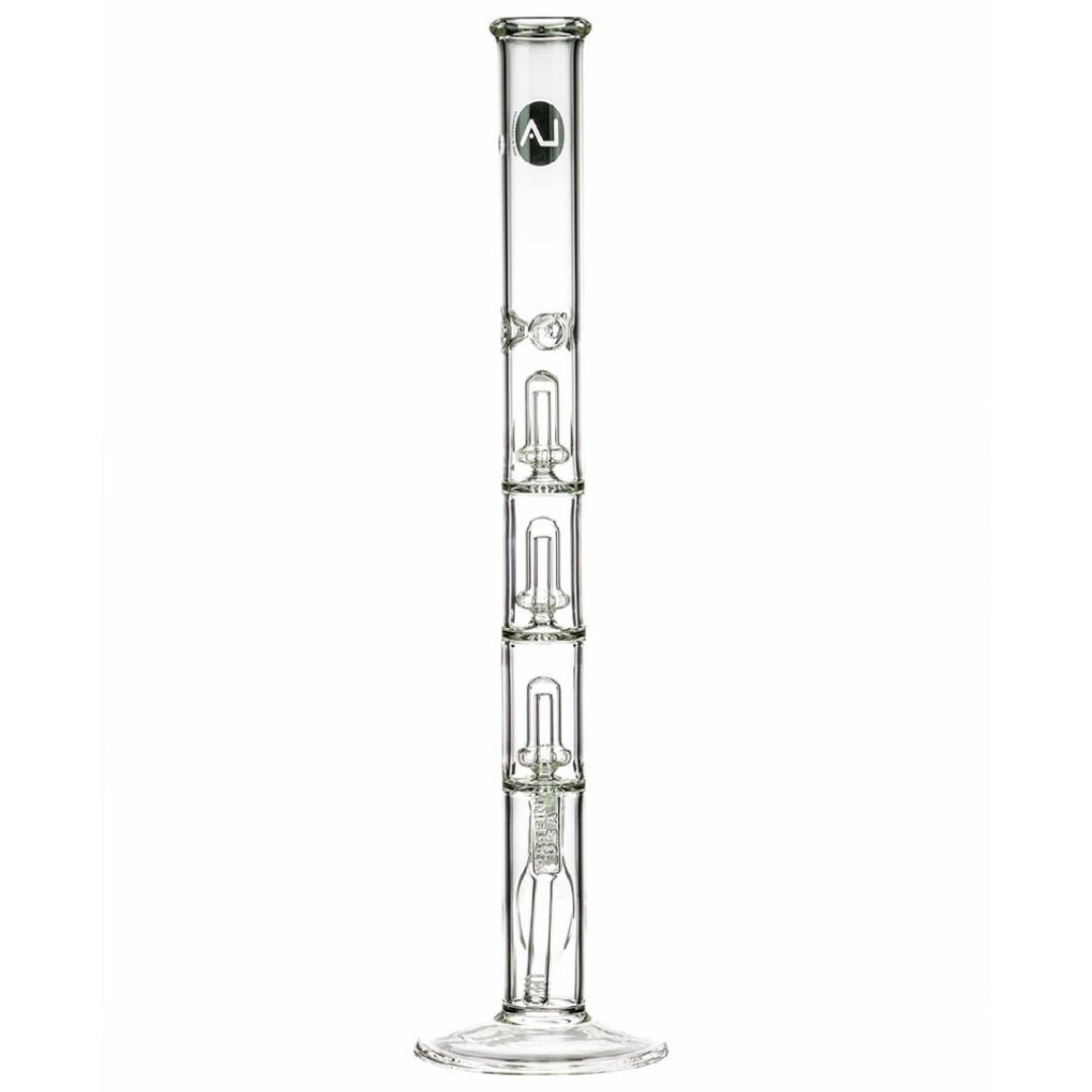 LA Pipes 26” 5mm Thick Triple Showerhead Straight Tube Bong by LA Pipes | Mission Dispensary