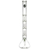 LA Pipes 26” 5mm Thick Triple Showerhead Perc Beaker Bong by LA Pipes | Mission Dispensary
