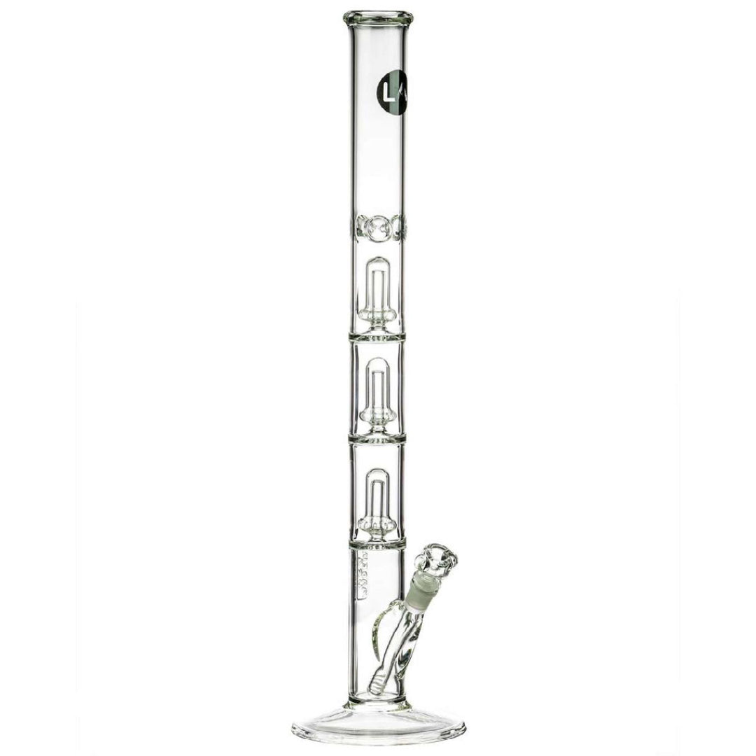 LA Pipes 26” 5mm Thick Triple Showerhead Straight Tube Bong by LA Pipes | Mission Dispensary