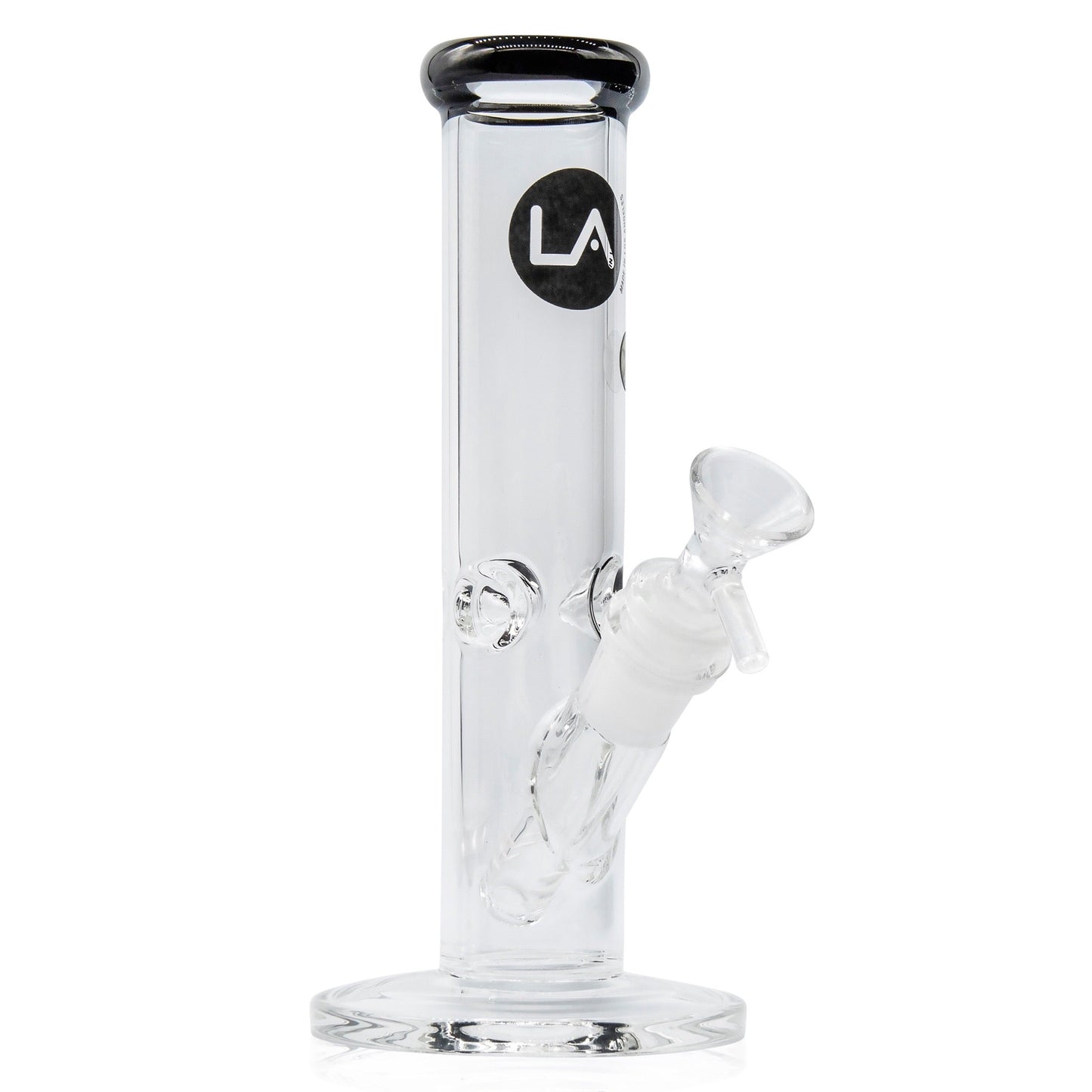 LA Pipes 8” Colored Straight Tube Bong by LA Pipes | Mission Dispensary