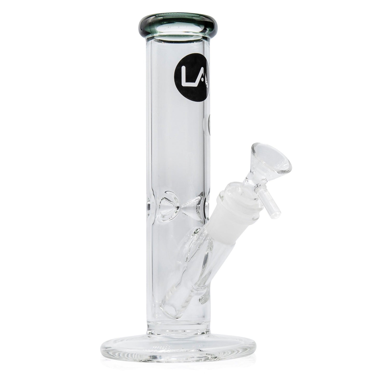 LA Pipes 8” Colored Straight Tube Bong by LA Pipes | Mission Dispensary