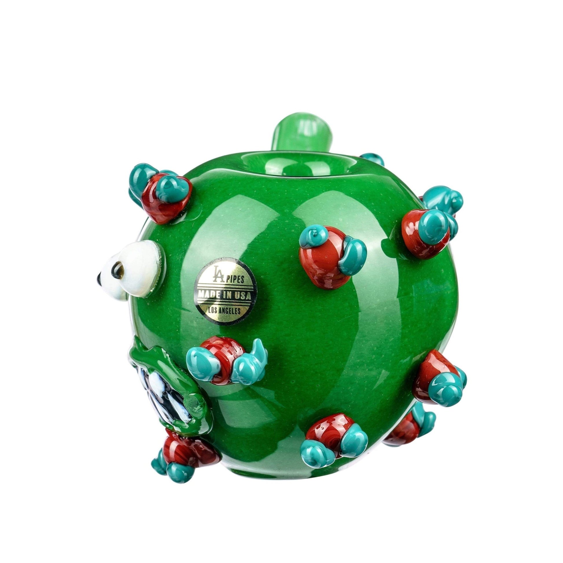 LA Pipes Covid-19 Glass Mini Pipe by LA Pipes | Mission Dispensary