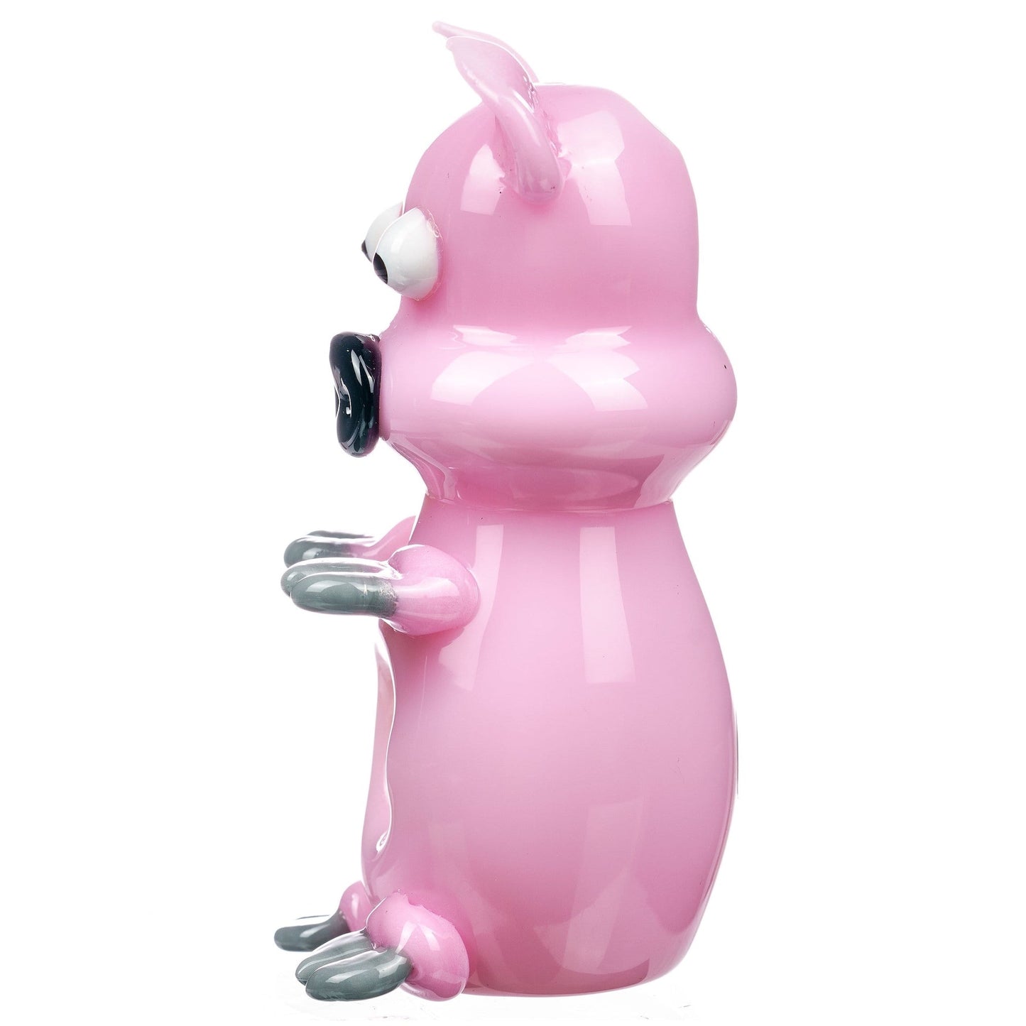 LA Pipes Little Piggy Glass Hand Pipe 🐷 by LA Pipes | Mission Dispensary