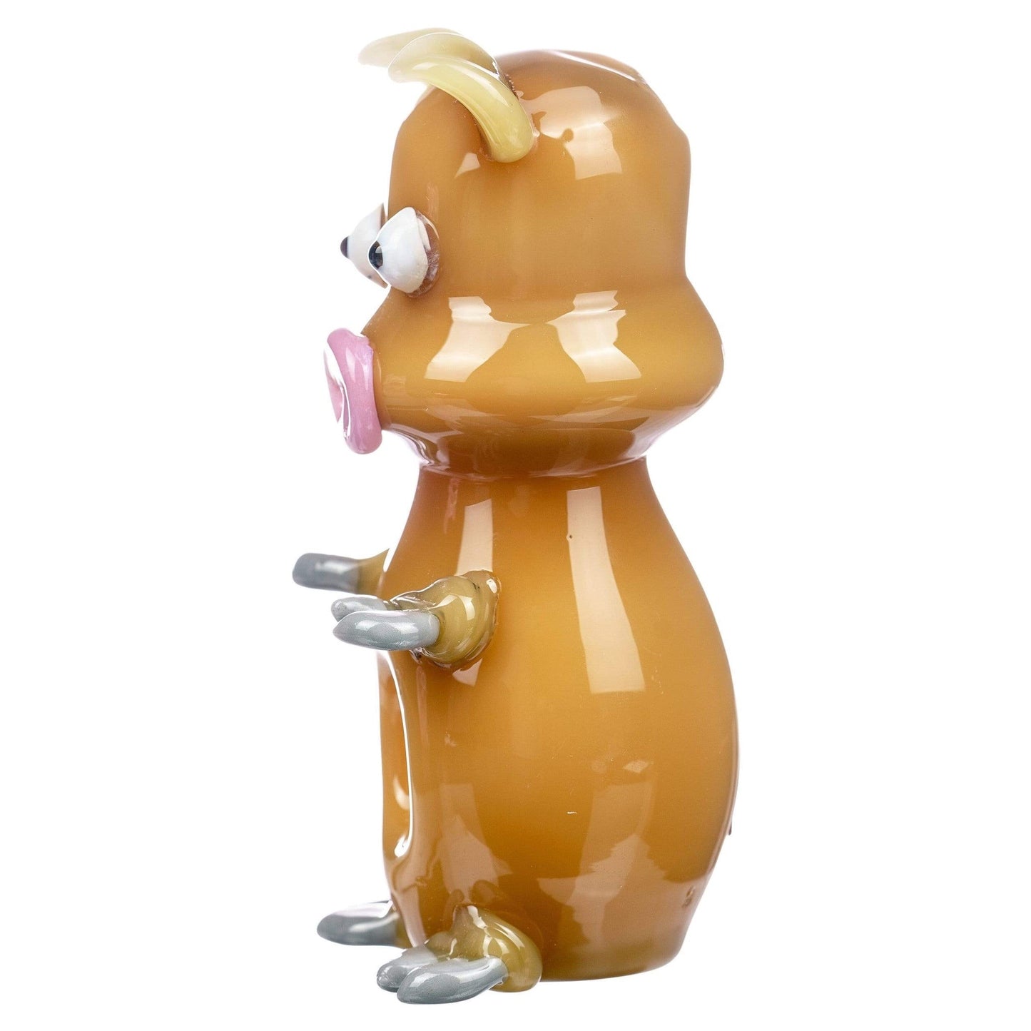 LA Pipes Little Piggy Glass Hand Pipe 🐷 by LA Pipes | Mission Dispensary