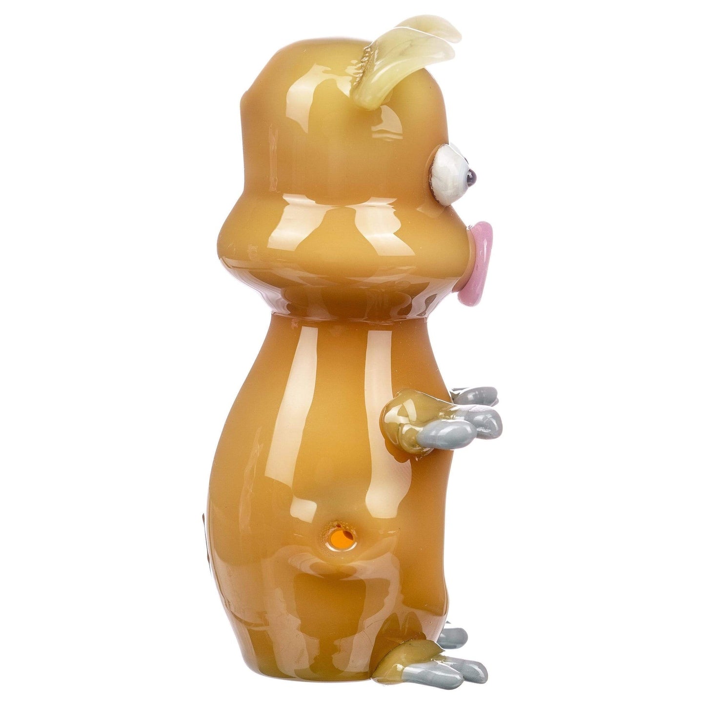 LA Pipes Little Piggy Glass Hand Pipe 🐷 by LA Pipes | Mission Dispensary