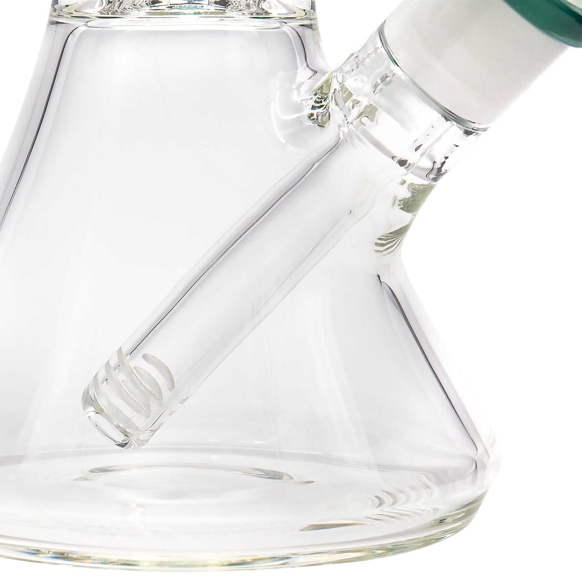 LA Pipes 11” Color Accented Showerhead Perc Beaker Bong by LA Pipes | Mission Dispensary
