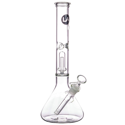 LA Pipes 12” Single Showerhead Perc Beaker Bong by LA Pipes | Mission Dispensary
