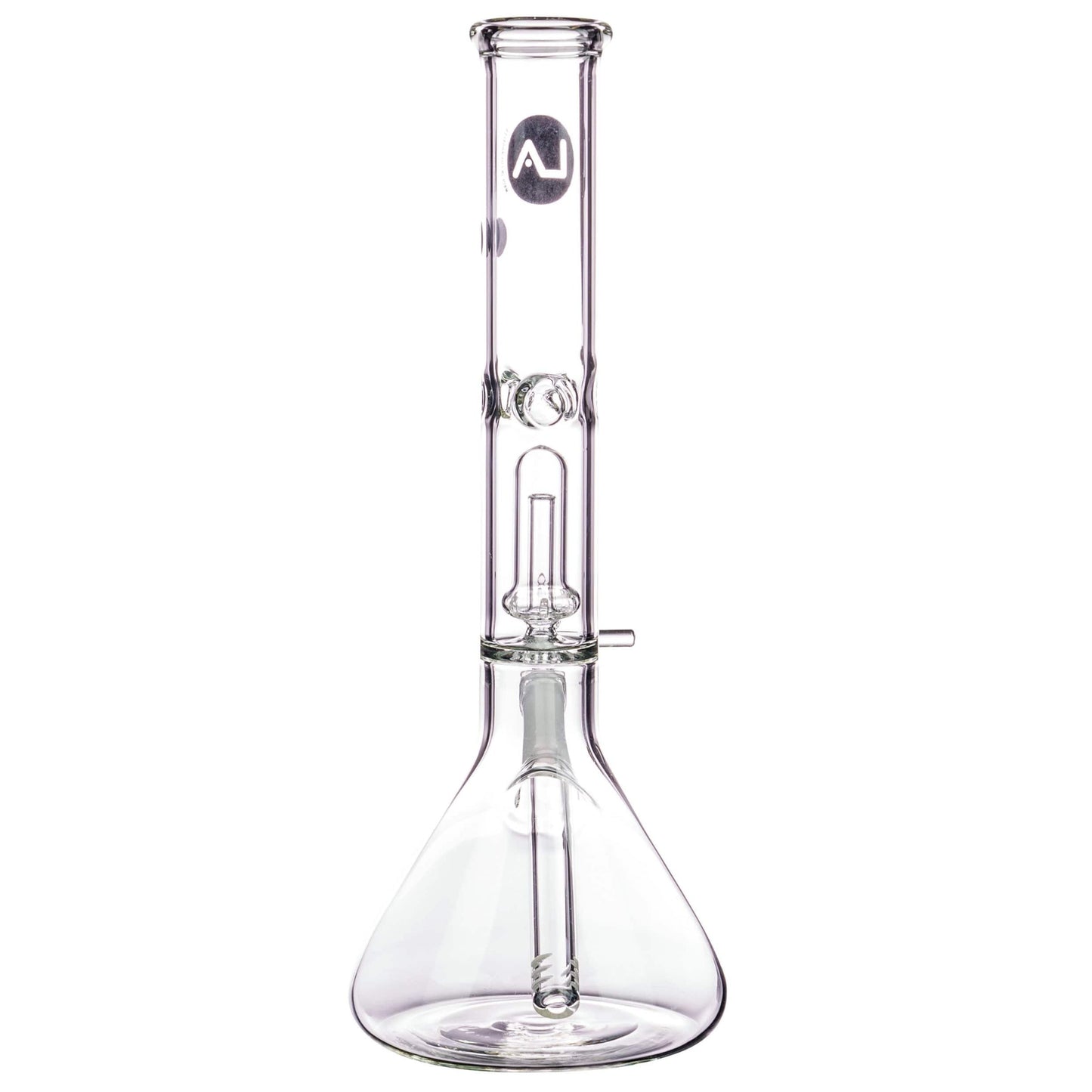 LA Pipes 12” Single Showerhead Perc Beaker Bong by LA Pipes | Mission Dispensary