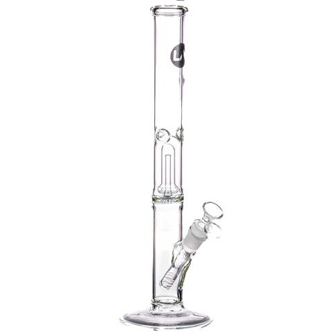 LA Pipes 12” Single Showerhead Perc Straight Tube Bong by LA Pipes | Mission Dispensary