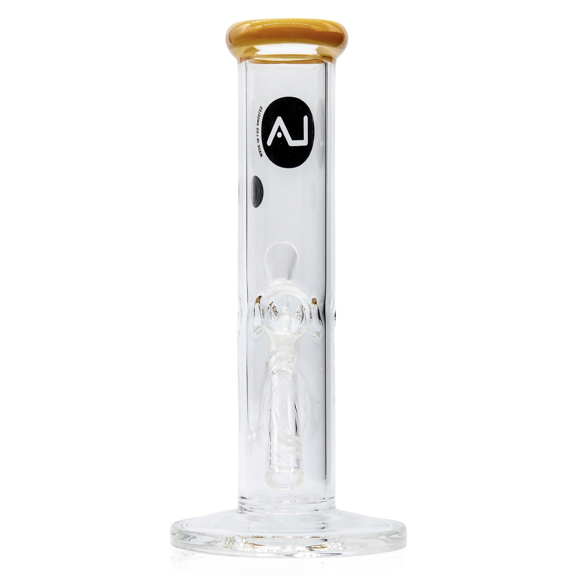 LA Pipes 8” Colored Straight Tube Bong by LA Pipes | Mission Dispensary