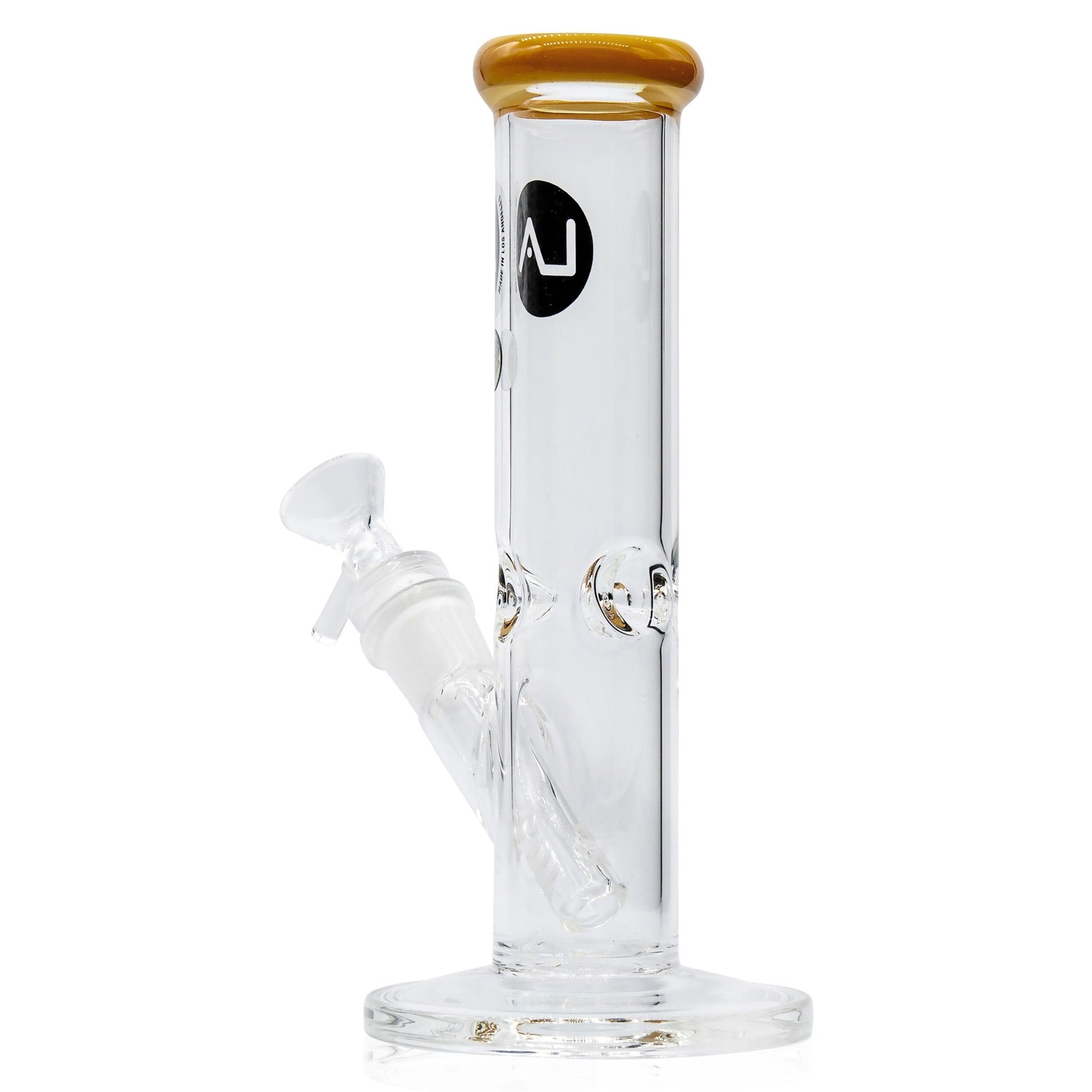 LA Pipes 8” Colored Straight Tube Bong by LA Pipes | Mission Dispensary