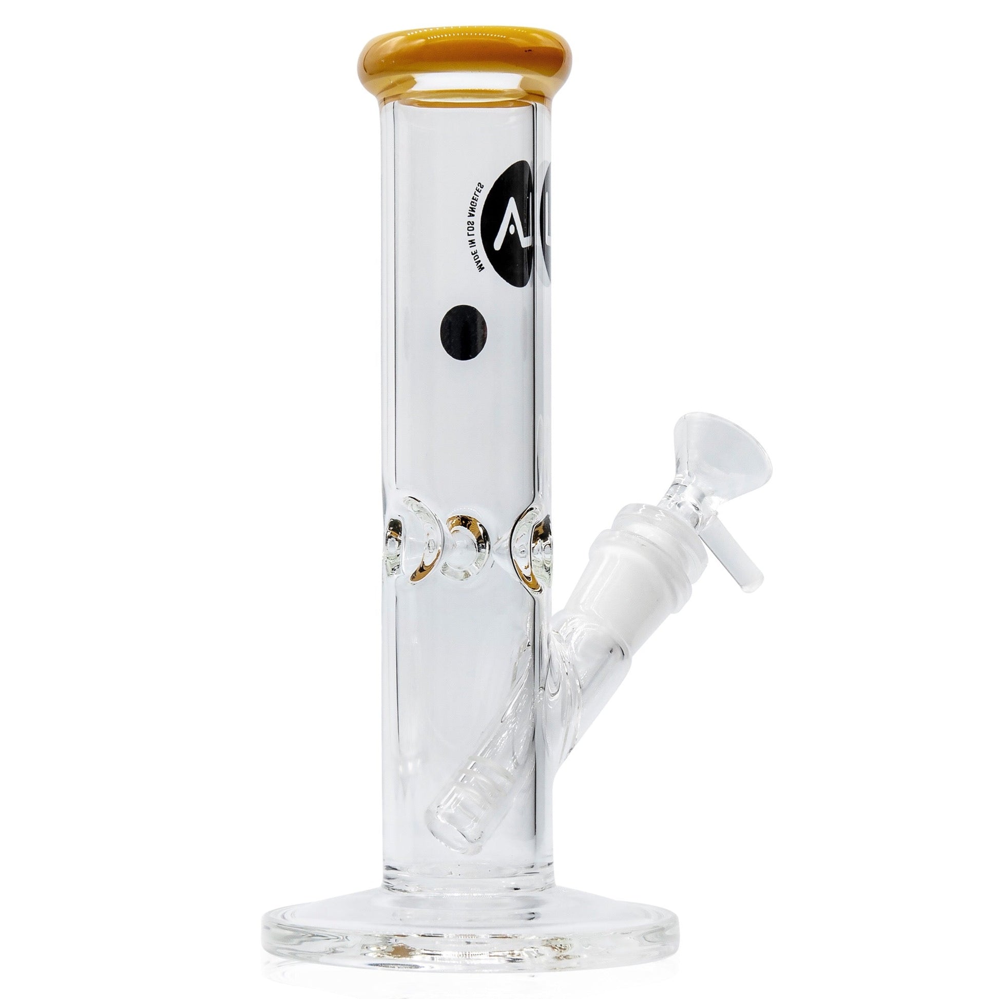 LA Pipes 8” Colored Straight Tube Bong by LA Pipes | Mission Dispensary