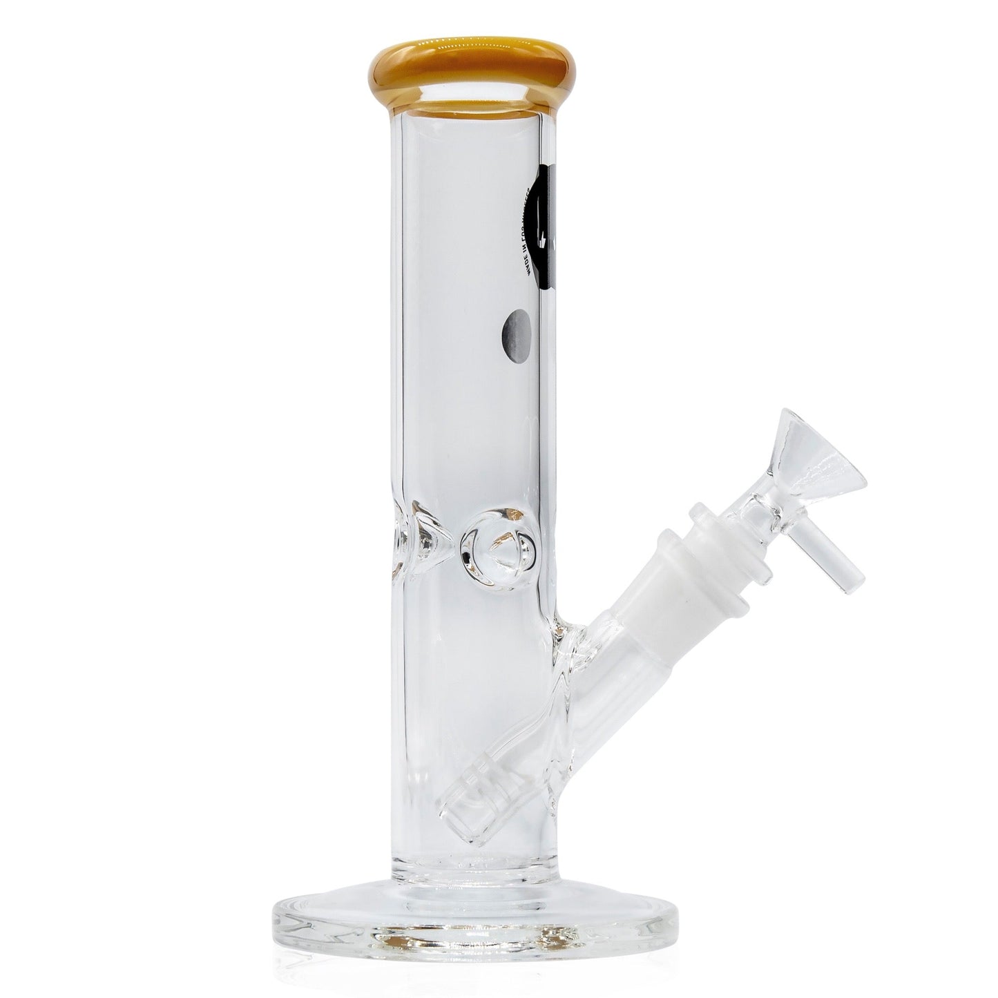 LA Pipes 8” Colored Straight Tube Bong by LA Pipes | Mission Dispensary