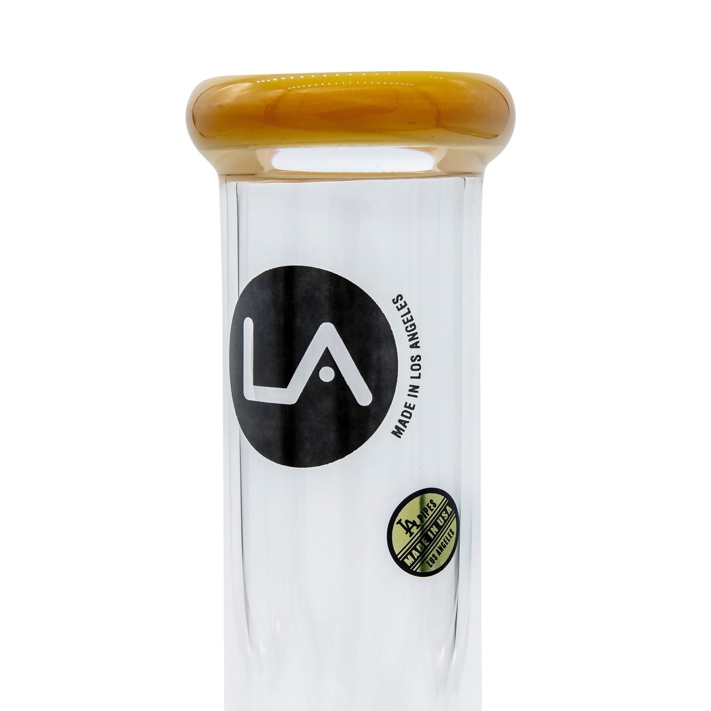 LA Pipes 8” Colored Straight Tube Bong by LA Pipes | Mission Dispensary