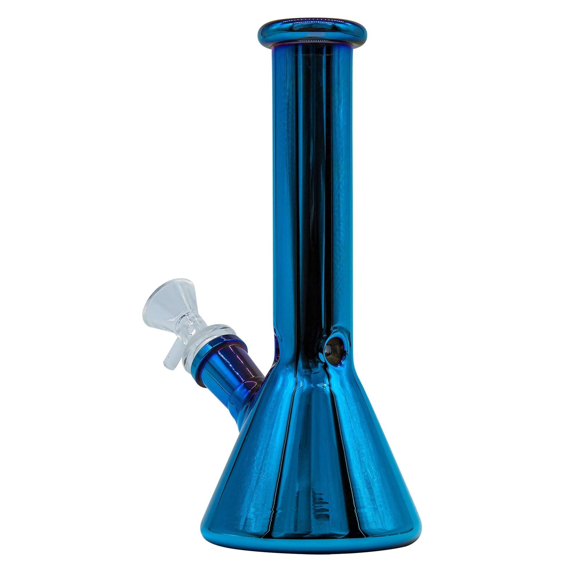 LA Pipes 8” Iridescent Glass Beaker Bong by LA Pipes | Mission Dispensary