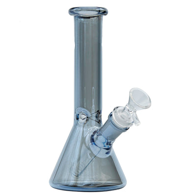LA Pipes 8” Iridescent Glass Beaker Bong by LA Pipes | Mission Dispensary