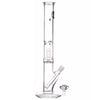 LA Pipes 16” 5mm Thick Showerhead Straight Tube Bong by LA Pipes | Mission Dispensary