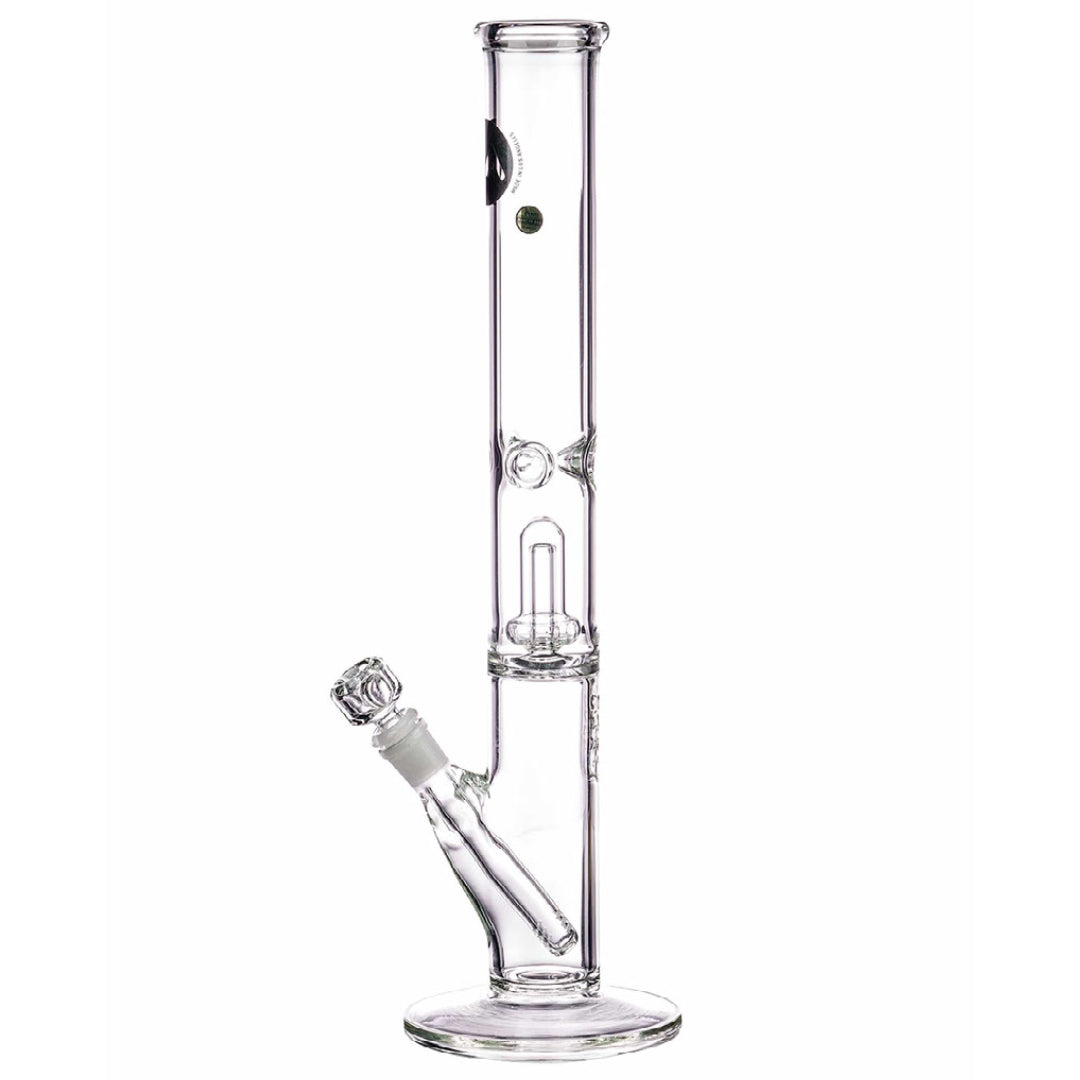LA Pipes 16” 5mm Thick Showerhead Straight Tube Bong by LA Pipes | Mission Dispensary