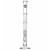 LA Pipes 14” Double Showerhead Perc Straight Tube Bong by LA Pipes | Mission Dispensary