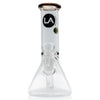 LA Pipes 8” Color Accented Mini Beaker Bong by LA Pipes | Mission Dispensary