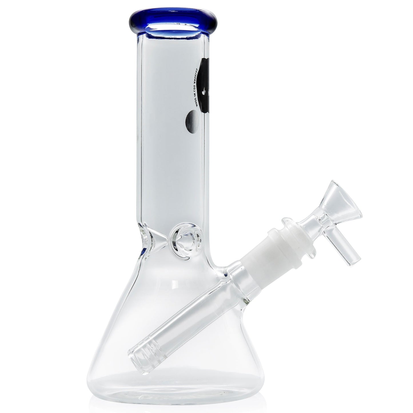 LA Pipes 8” Color Accented Mini Beaker Bong by LA Pipes | Mission Dispensary