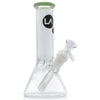 LA Pipes 8” Color Accented Mini Beaker Bong by LA Pipes | Mission Dispensary