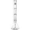 LA Pipes 14” Double Showerhead Perc Beaker Bong by LA Pipes | Mission Dispensary