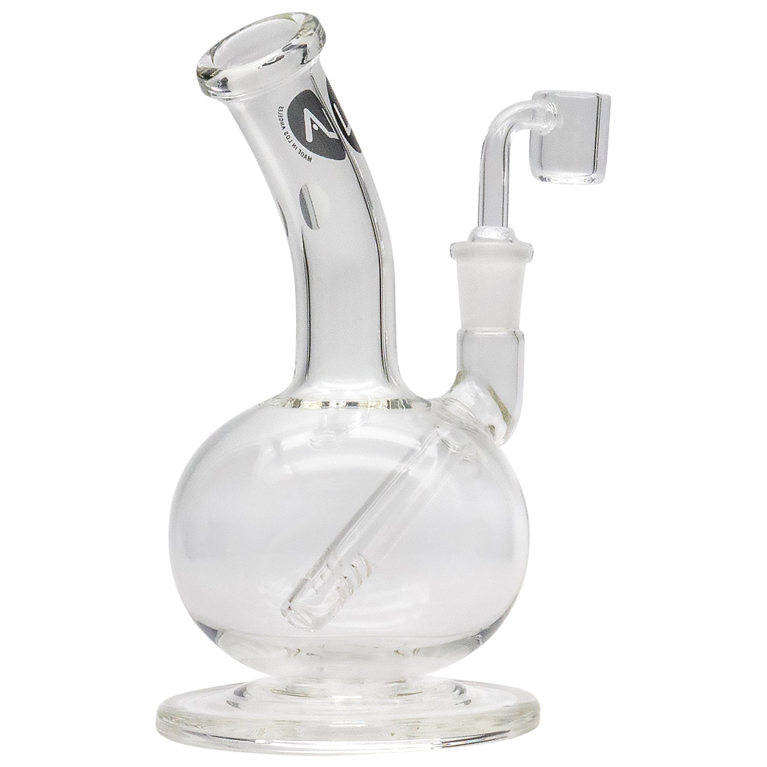 LA Pipes 7” Heavy Mini Pedestal Dab Rig by LA Pipes | Mission Dispensary