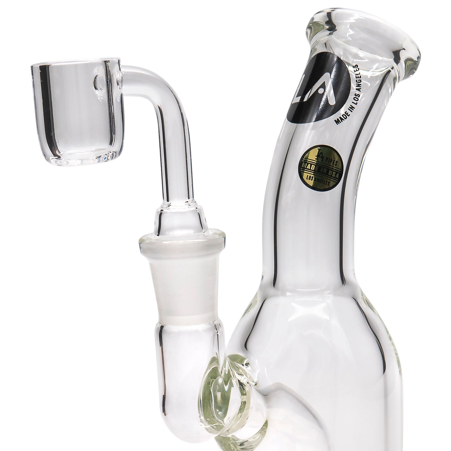 LA Pipes 7” Heavy Mini Can Dab Rig by LA Pipes | Mission Dispensary