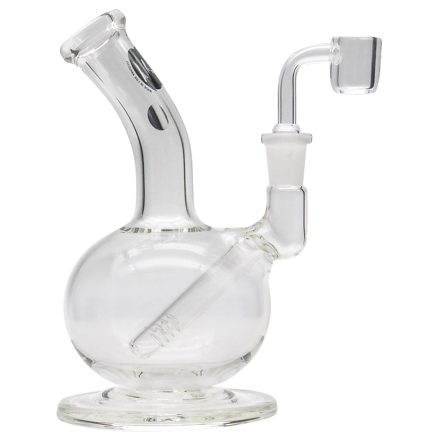 LA Pipes 7” Heavy Mini Pedestal Dab Rig by LA Pipes | Mission Dispensary