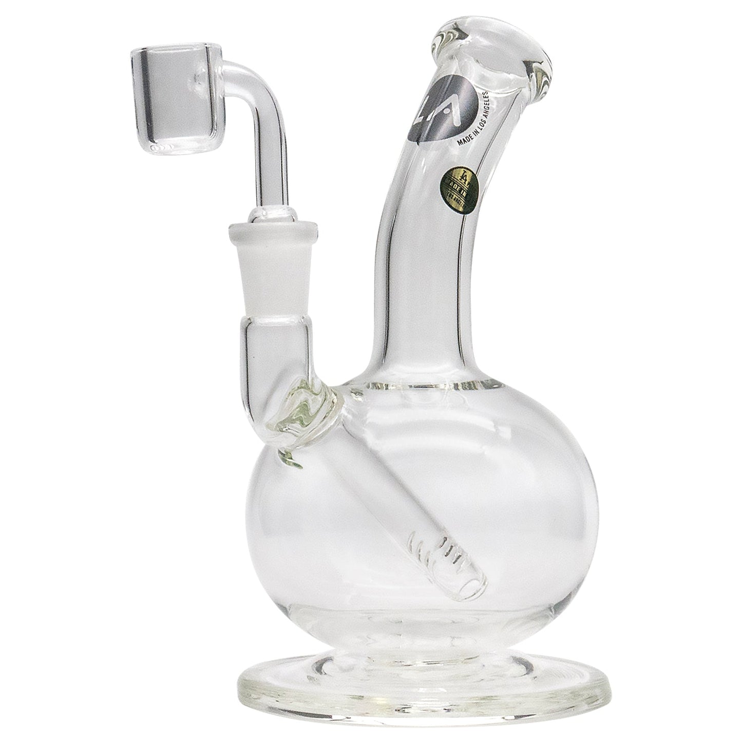 LA Pipes 7” Heavy Mini Pedestal Dab Rig by LA Pipes | Mission Dispensary