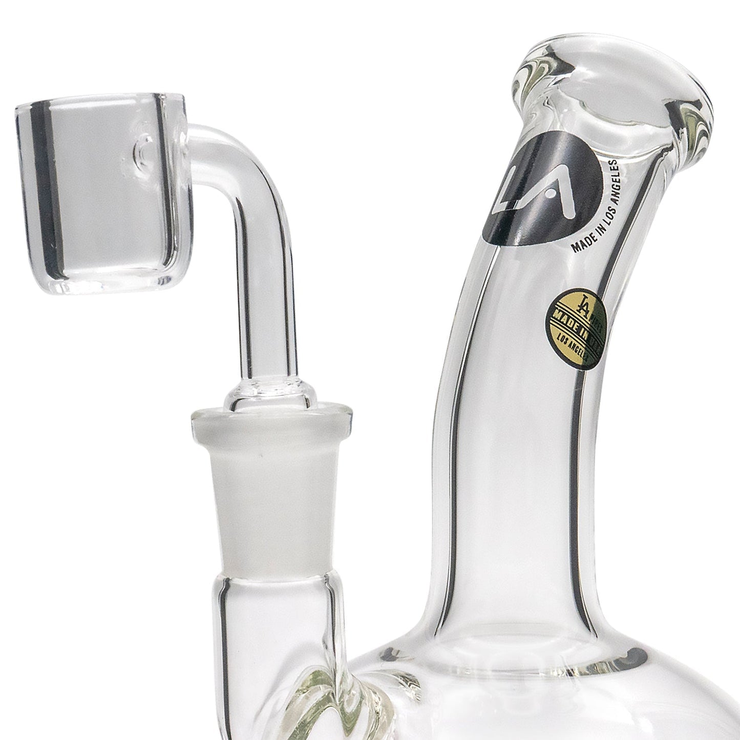 LA Pipes 7” Heavy Mini Pedestal Dab Rig by LA Pipes | Mission Dispensary