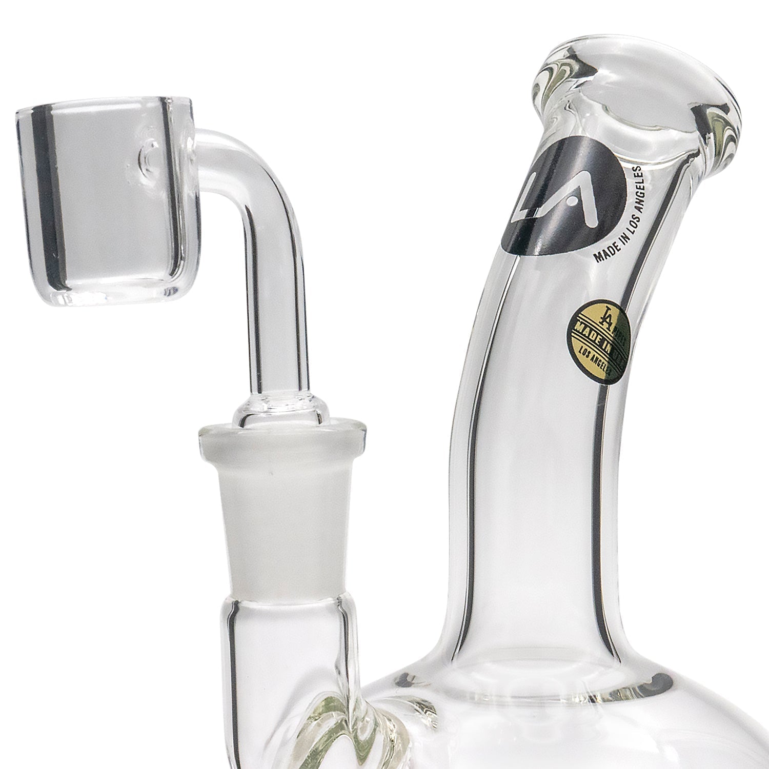 LA Pipes 7” Heavy Mini Pedestal Dab Rig by LA Pipes | Mission Dispensary