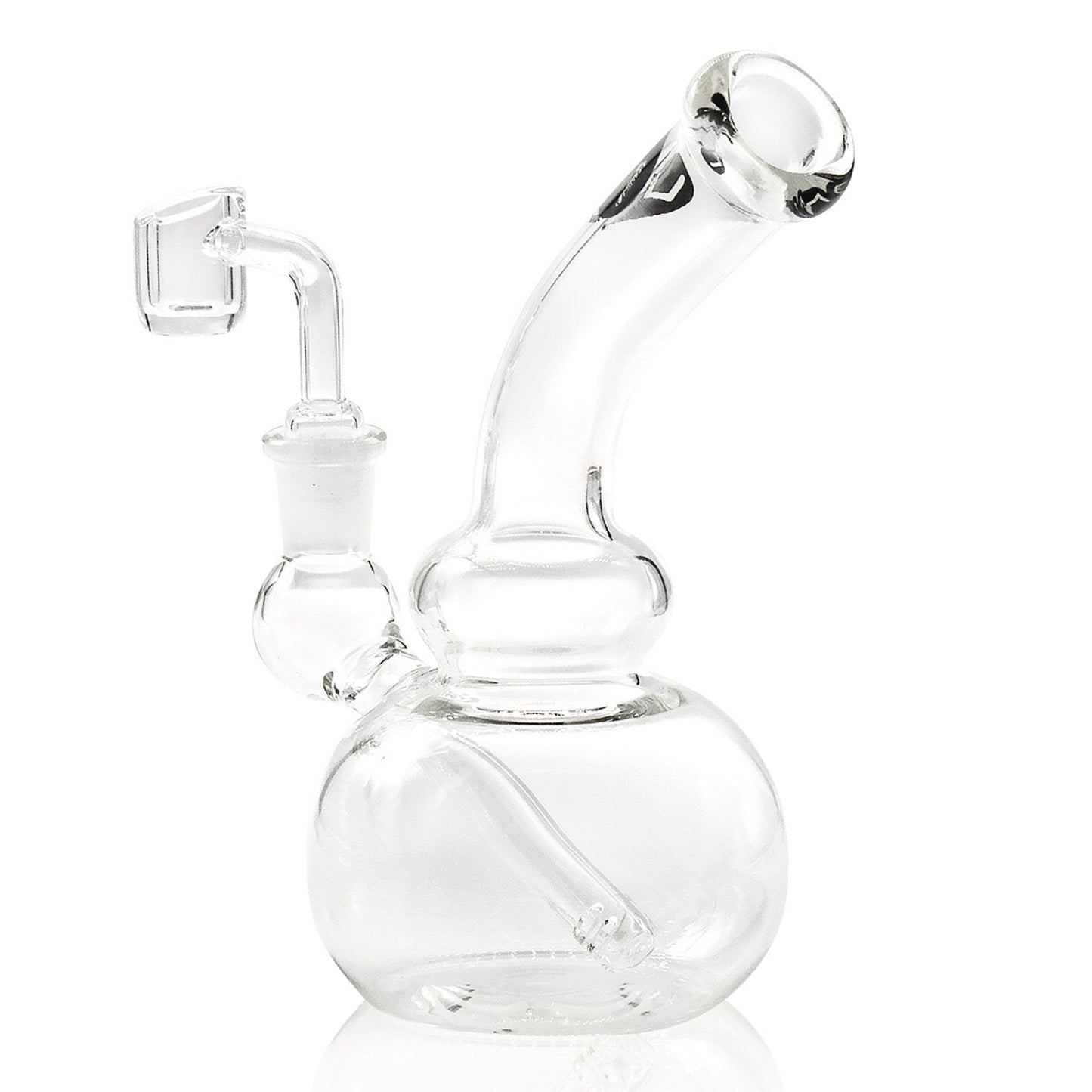 LA Pipes 8” Mini Bubble Beaker Dab Rig by LA Pipes | Mission Dispensary