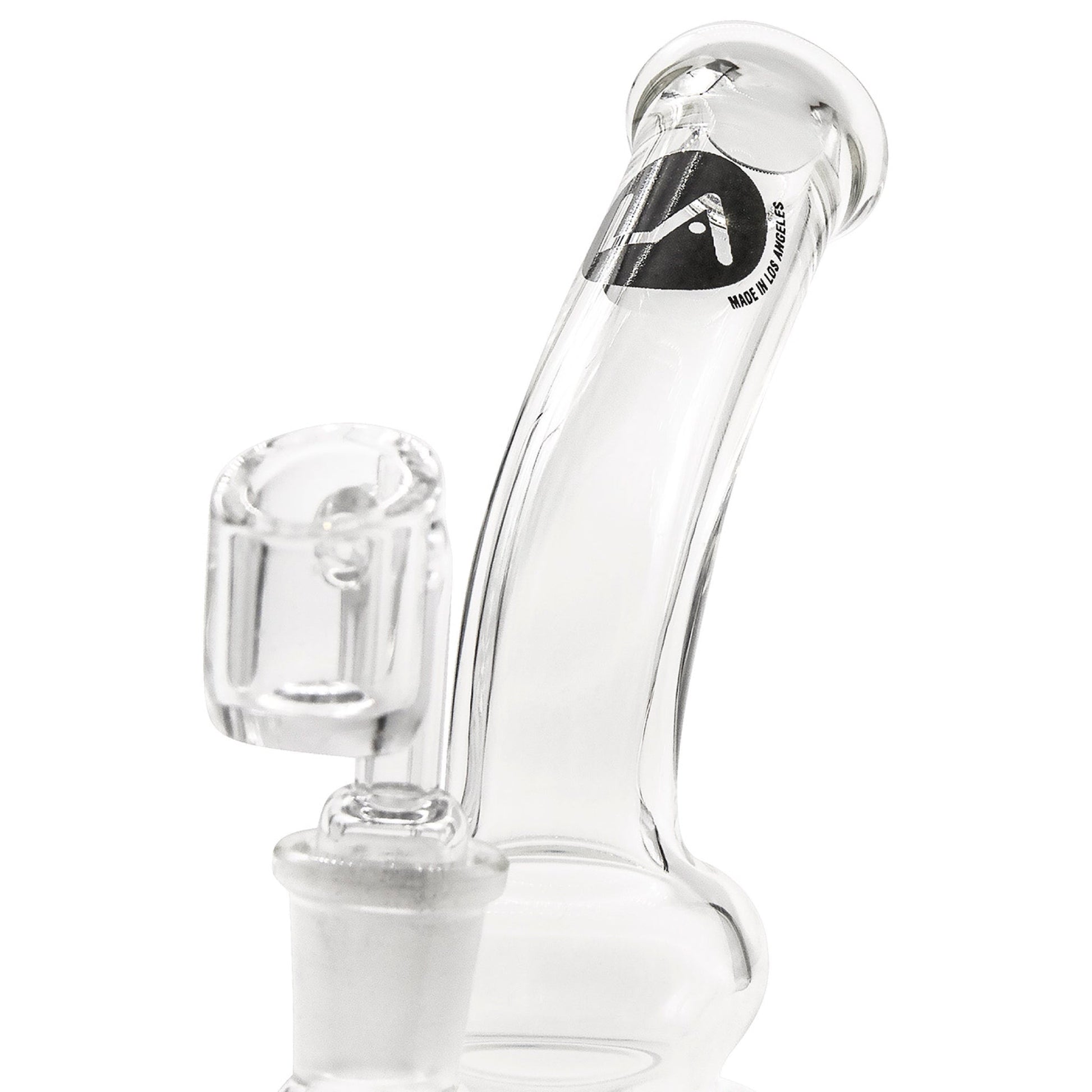 LA Pipes 8” Mini Bubble Beaker Dab Rig by LA Pipes | Mission Dispensary