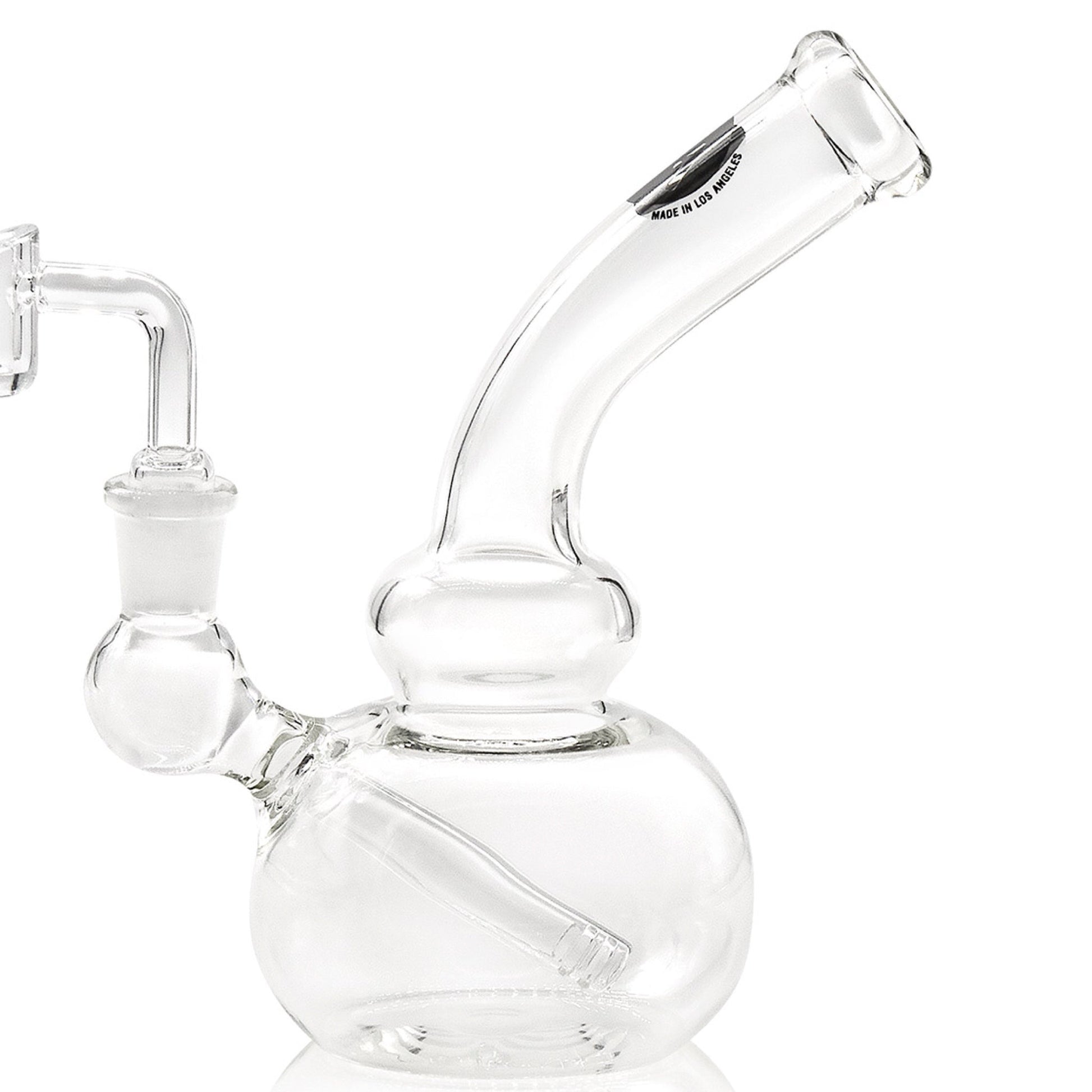 LA Pipes 8” Mini Bubble Beaker Dab Rig by LA Pipes | Mission Dispensary