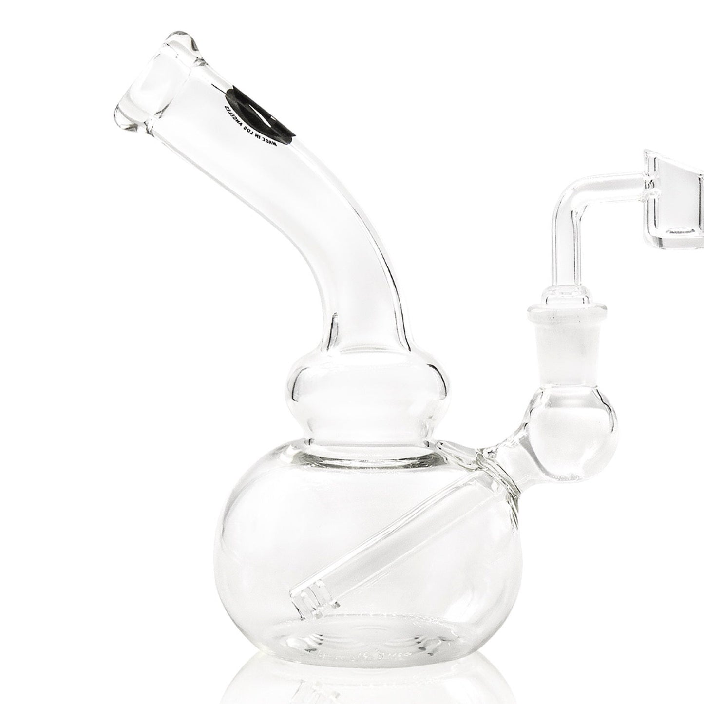 LA Pipes 8” Mini Bubble Beaker Dab Rig by LA Pipes | Mission Dispensary