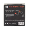 MJ Arsenal Mini Rig Quartz Bucket - 10mm Male by MJ Arsenal | Mission Dispensary