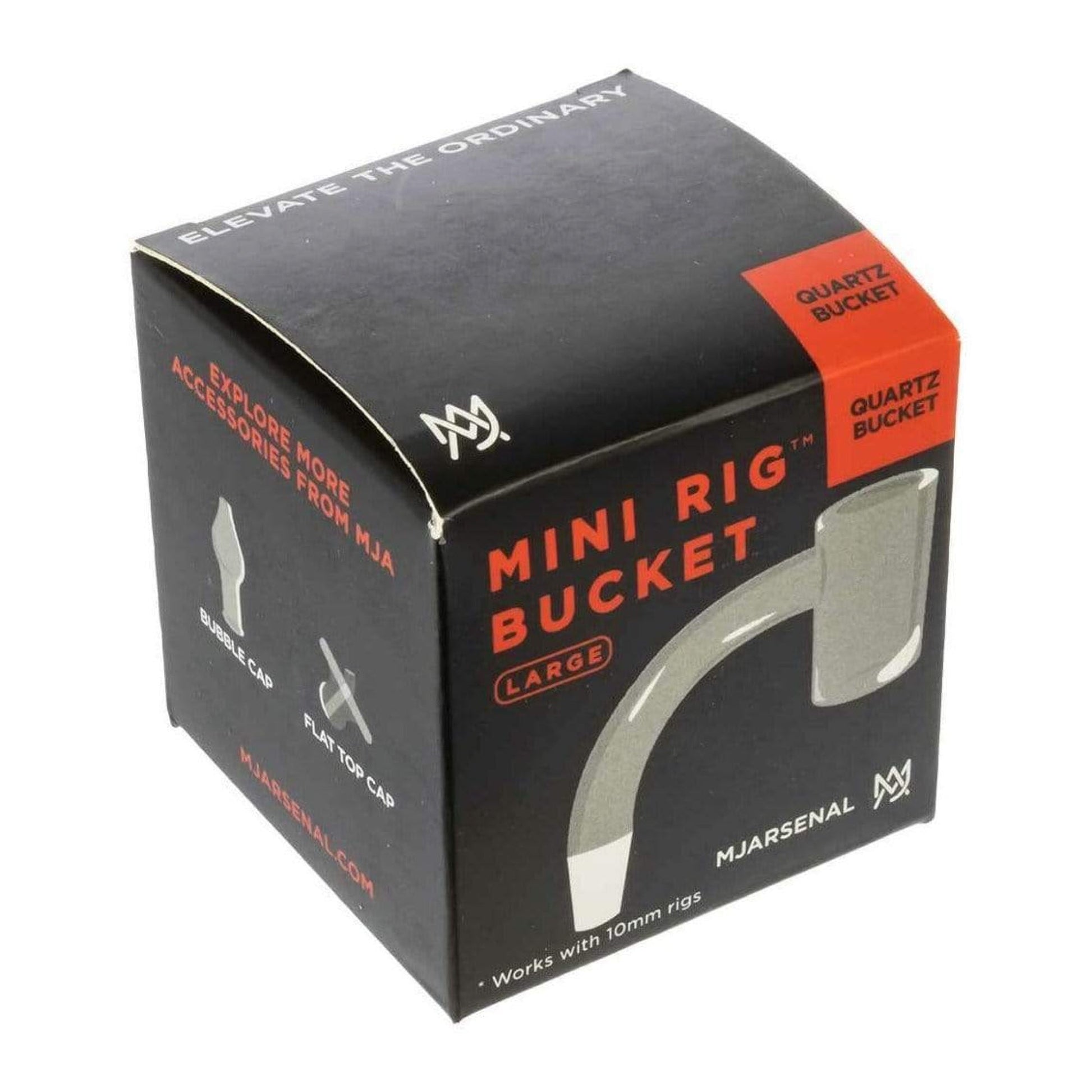 MJ Arsenal Mini Rig Quartz Bucket - 10mm Male by MJ Arsenal | Mission Dispensary