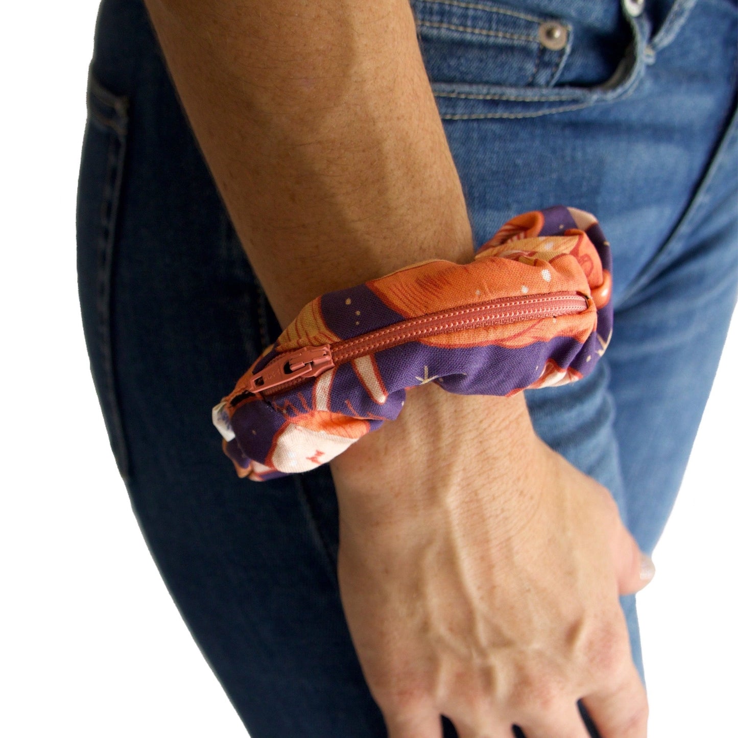 Blue Fiesta “Magical Mushrooms” Stash Pocket Scrunchie by Blue Fiesta | Mission Dispensary