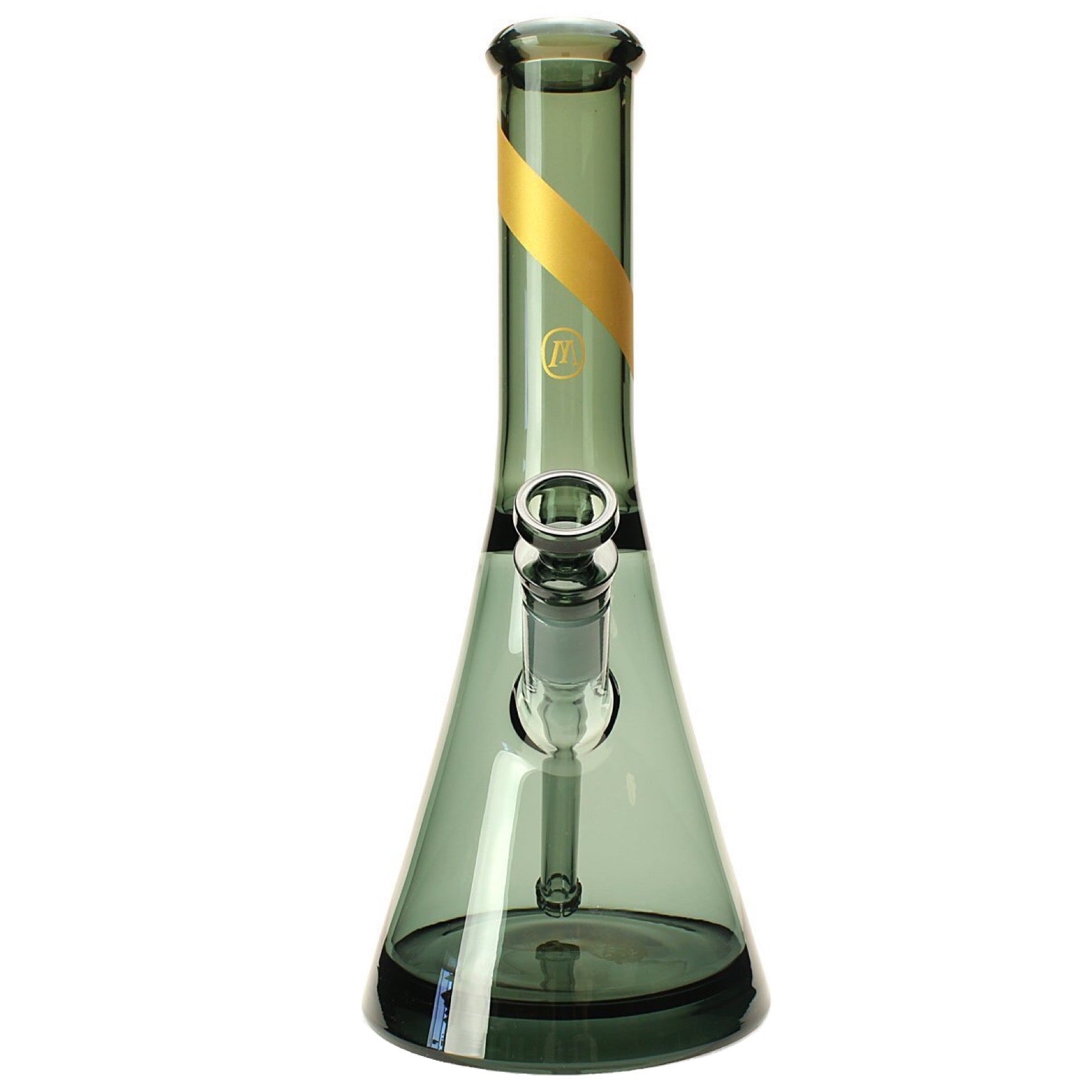 a bottle of wine with a glass stopper