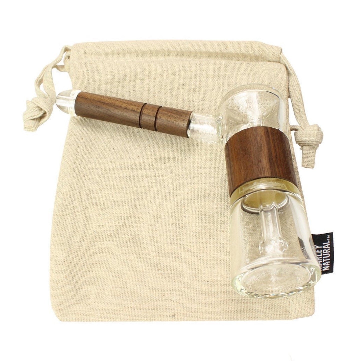 Marley Natural Walnut Bubbler Pipe by Marley Natural | Mission Dispensary