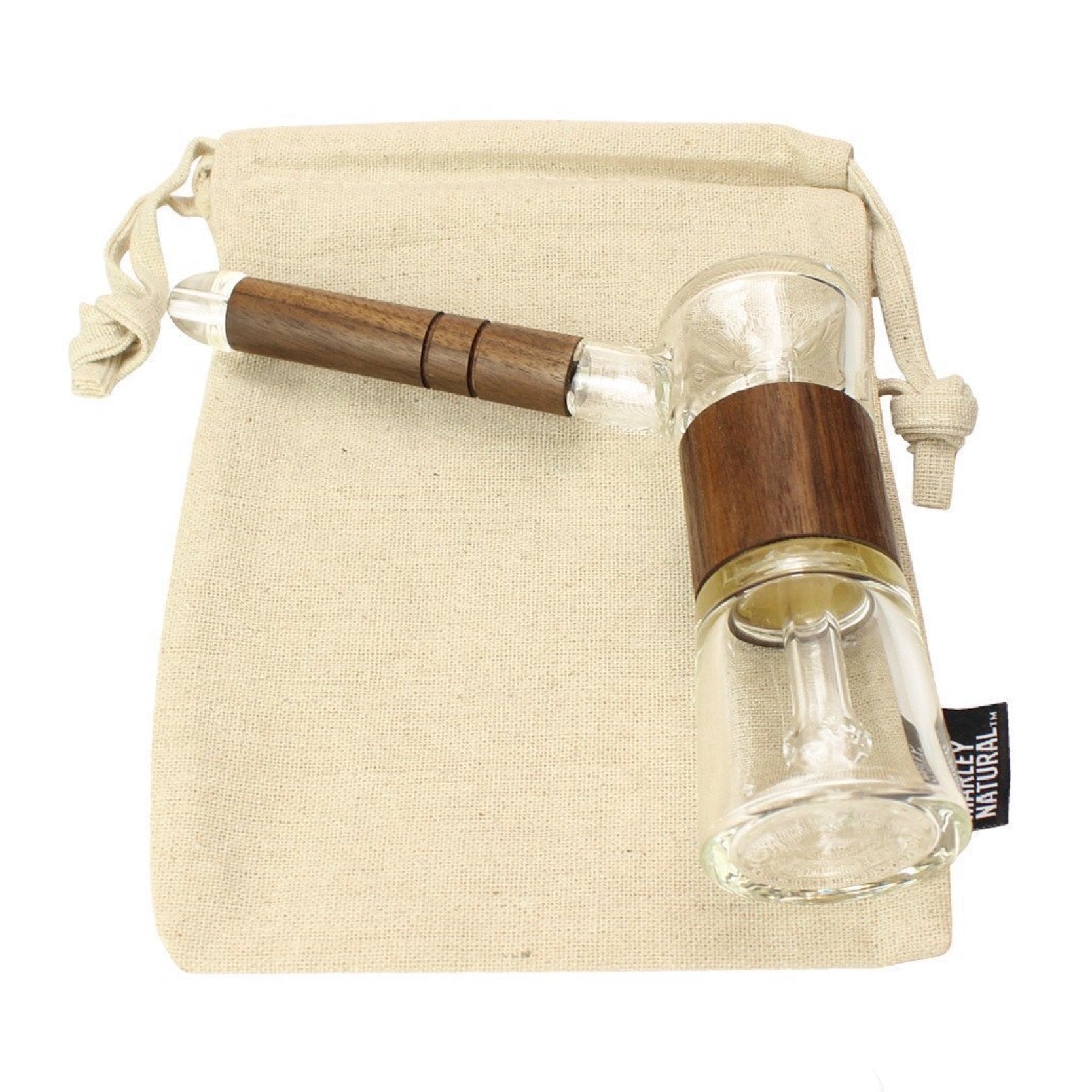 Marley Natural Walnut Bubbler Pipe by Marley Natural | Mission Dispensary