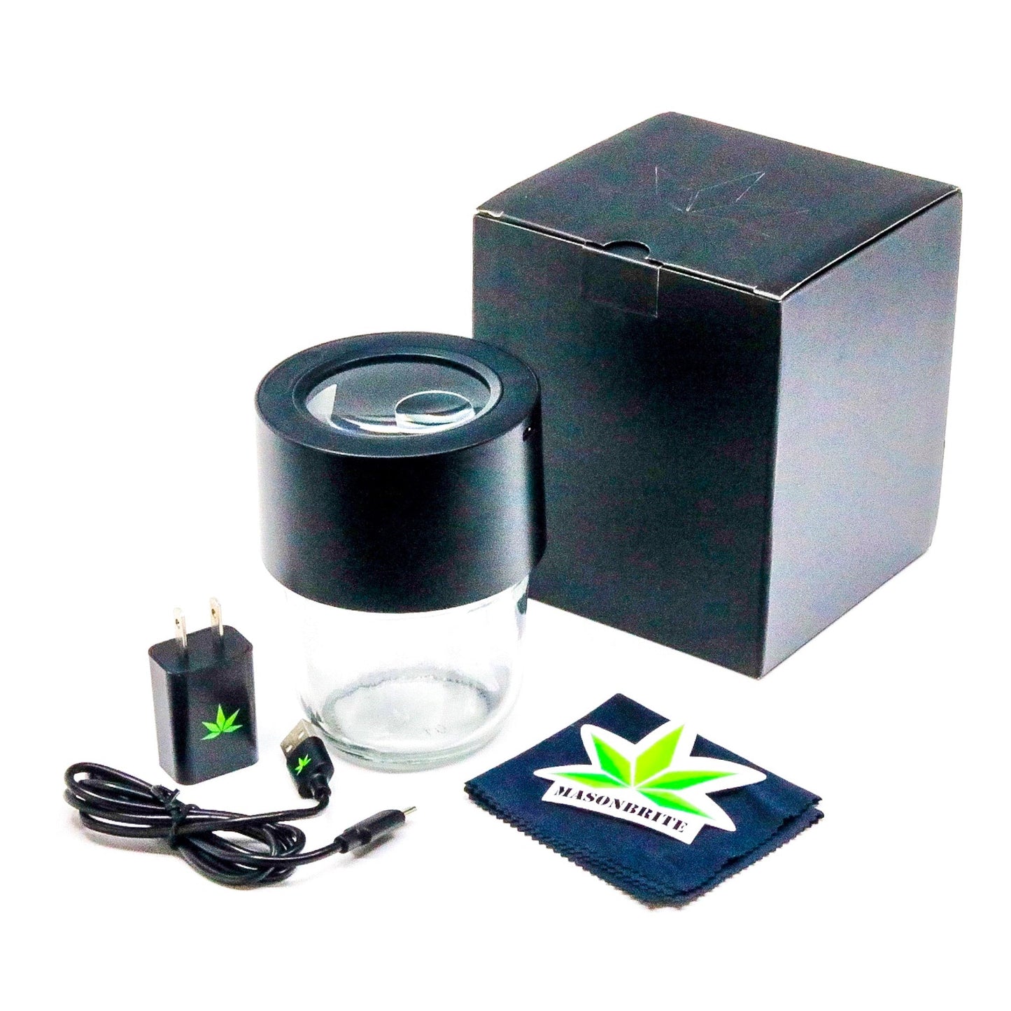 MasonBrite LED Magnifying Mason Jar (Version 3.0) by MasonBrite | Mission Dispensary