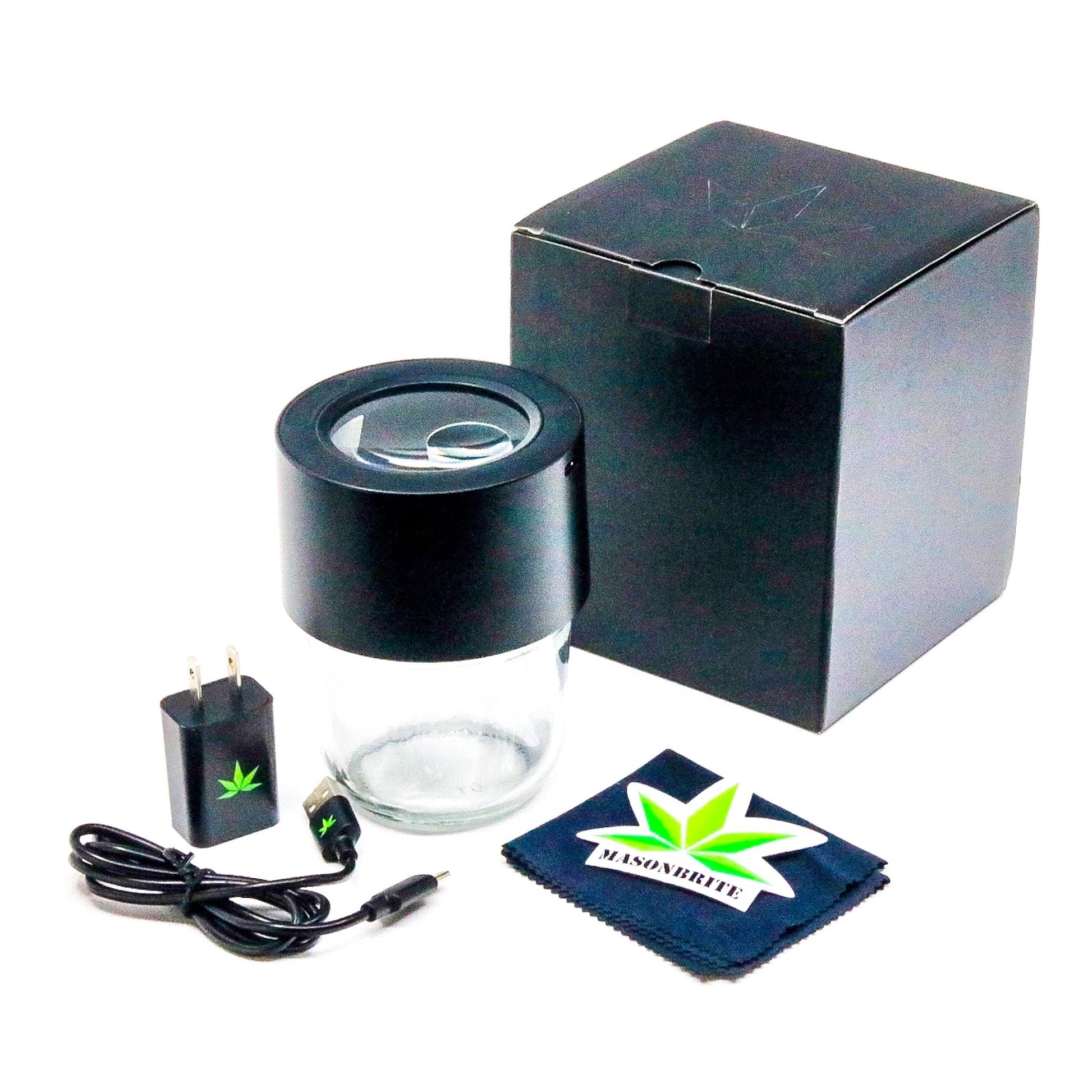 MasonBrite LED Magnifying Mason Jar (Version 3.0) by MasonBrite | Mission Dispensary