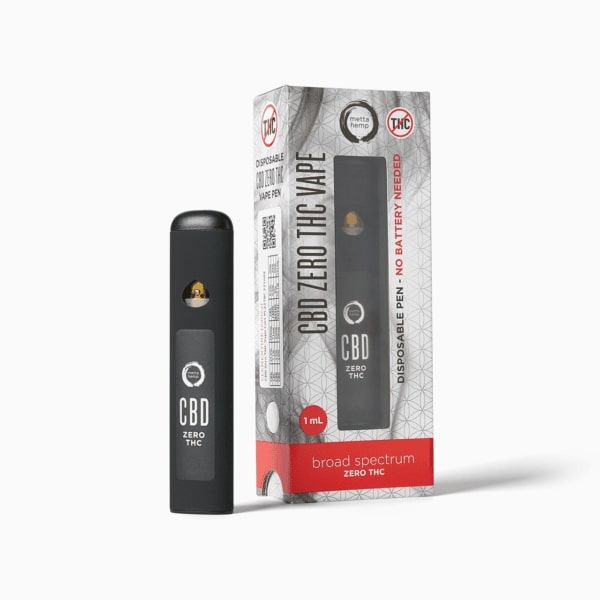 Metta Hemp CBD w. Zero THC Vape Pen