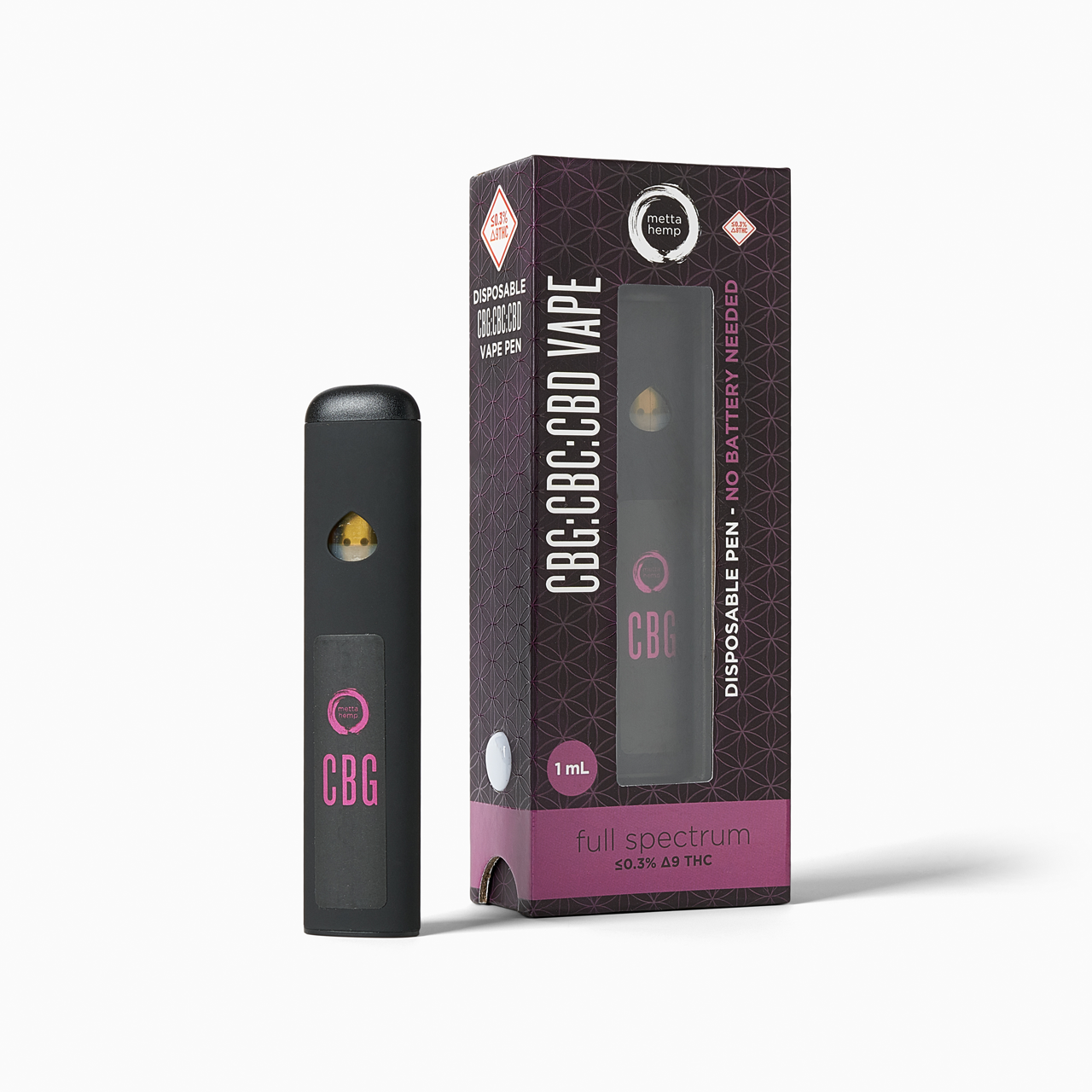Metta Hemp CBG Vape Pen